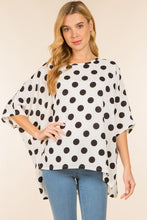 Load image into Gallery viewer, Stretchy Polka Dot Tunic
