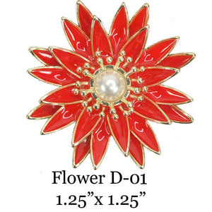 Floral Magnetic Brooches