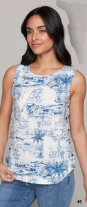 Carre Noir Woven Tank