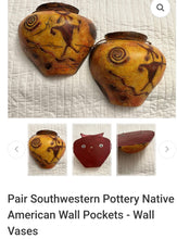 Load image into Gallery viewer, Southwestern Pottery Wall Pockets