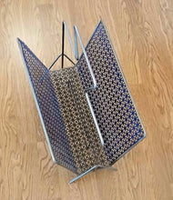 Load image into Gallery viewer, Vintage Metal Magazine Rack