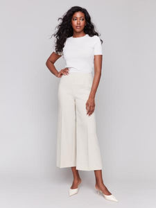 Pants with Side Zipper & Wide Leg