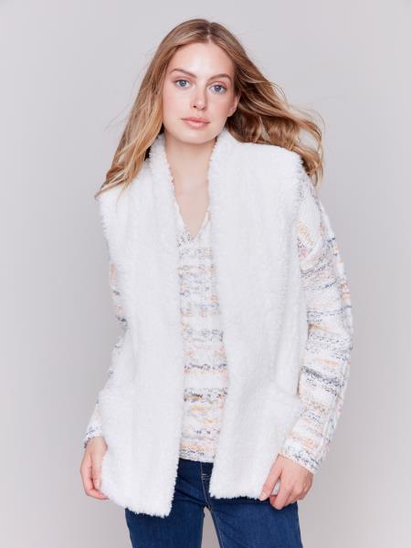 Short Faux Fur Vest