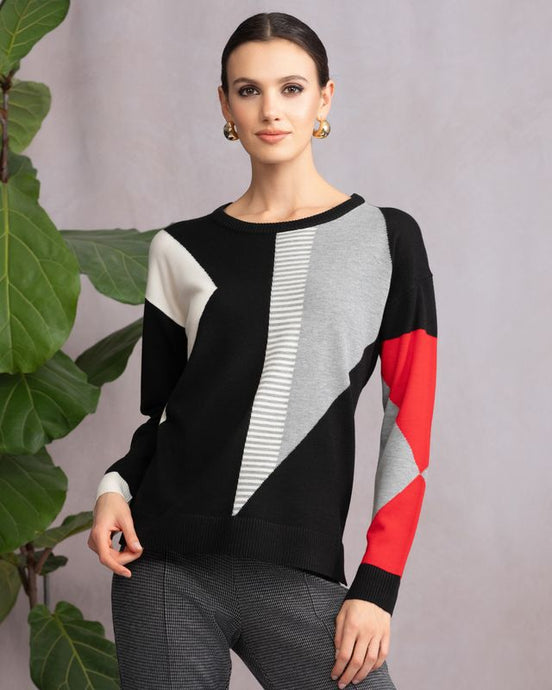 Color Block Sweater
