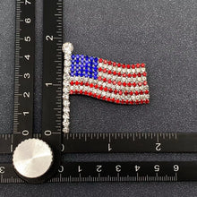 Load image into Gallery viewer, American Flag Brooch