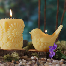 Load image into Gallery viewer, Beeswax Song Birds Novelty Candle