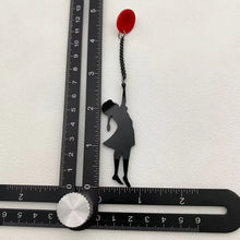 Load image into Gallery viewer, The Girl Holding A Balloon Acrylic Dangle Earrings