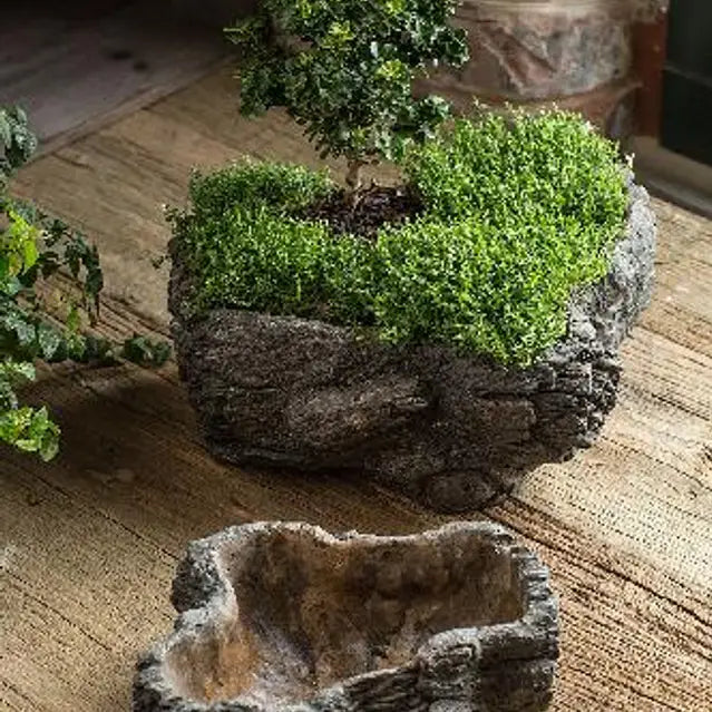 Wood Look Planter