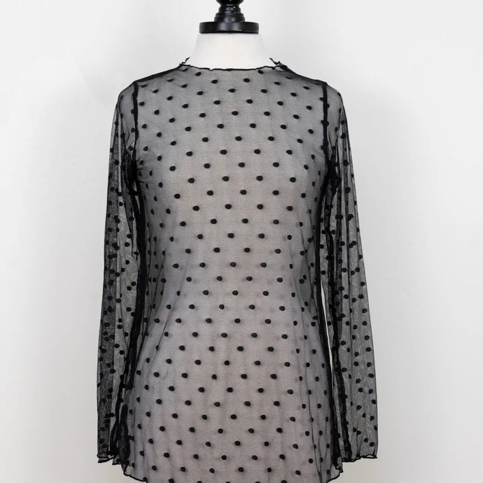 Mesh Dots Tee