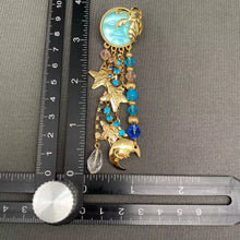 Load image into Gallery viewer, Vintage Star Moon Fringe Earrings