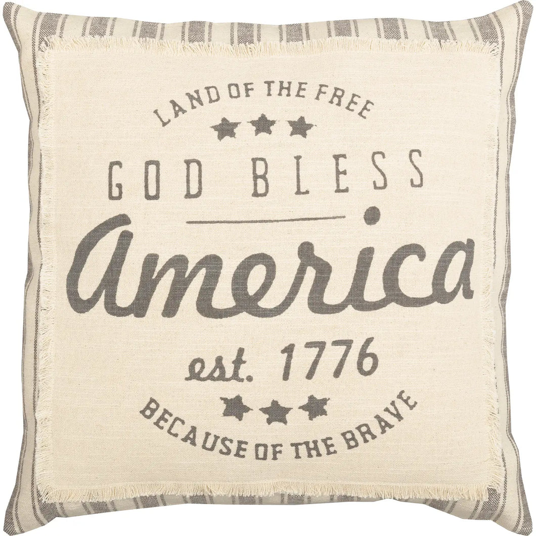 Land of the Free Pillow Cover