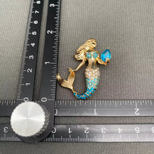 Load image into Gallery viewer, Rhinestone Mermaid