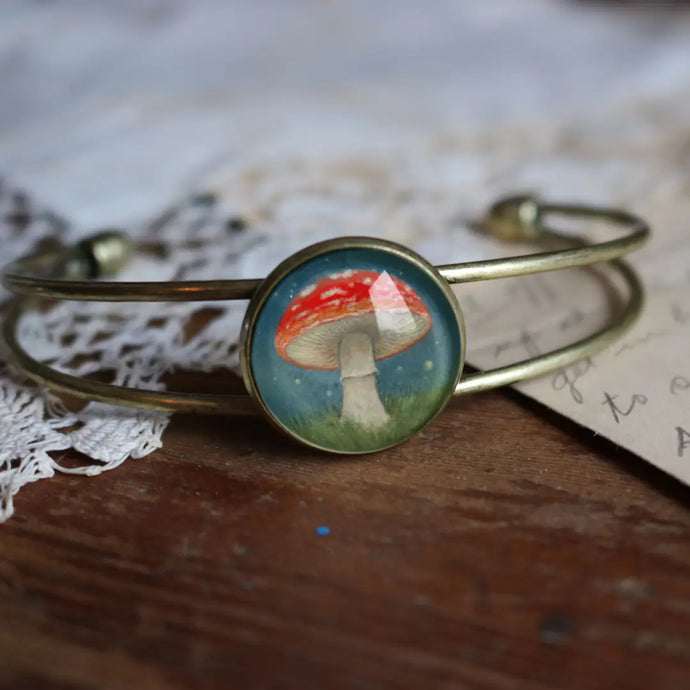Moonlit Mushrooms Bracelet