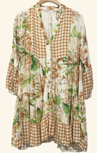 Load image into Gallery viewer, Gingham Tiered Dress