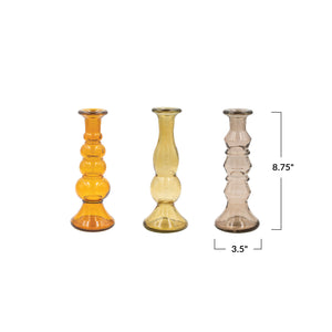 Recycled Glass Taper Holder