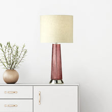 Load image into Gallery viewer, Lincoln Cranberry Glass Light 22&quot;