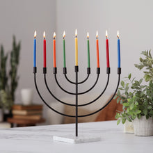 Load image into Gallery viewer, Taper Candles – 100% Pure Beeswax – Hanukkah 5” Hand-Dipped