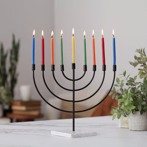 Taper Candles – 100% Pure Beeswax – Hanukkah 5” Hand-Dipped