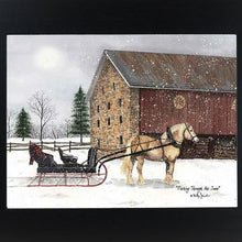 Load image into Gallery viewer, A Little Snow House By Artist Billy Jacobs Art Sign