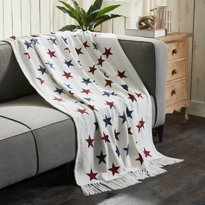 Celebration Stars Woven Throw