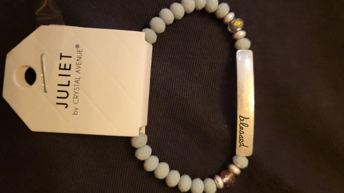 Blessed Bead Brass Bracelet