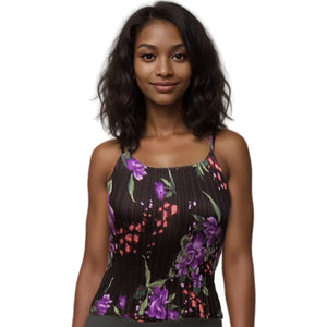 Georgette Mini Pleats Spaghetti Tanks