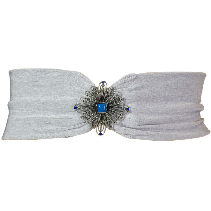 Daisy Design - Platinum Slinky Stretch Belt