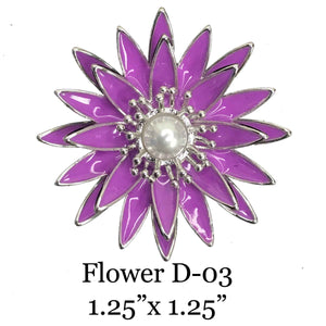 Floral Magnetic Brooches