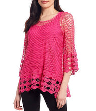 Load image into Gallery viewer, Ali Miles Crochet Lace Tunic