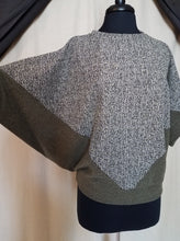 Load image into Gallery viewer, Papillon Oversized Boucle Olive Top