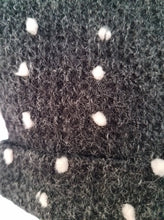 Load image into Gallery viewer, Papillon Charcoal Pom-Pom Sweater with Georgette Underlay