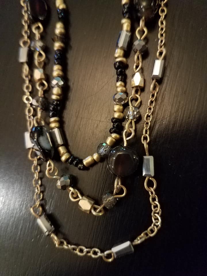 Black Stones Necklace