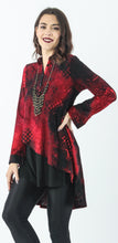 Load image into Gallery viewer, Cativa Amber Long Sleeve Button Down Tunic