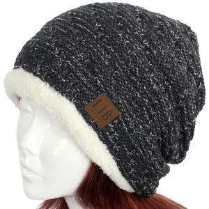 Furry Inner Layer Knit Hat