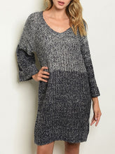 Load image into Gallery viewer, Bicolor Sweater Dress