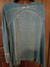 Load image into Gallery viewer, Plus Size Denim Dyed Thermal Shirt