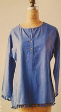 Load image into Gallery viewer, Embellish Double Cotton Slub Nima Tunic W/Lace