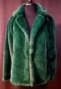 Green Faux Fur Jacket
