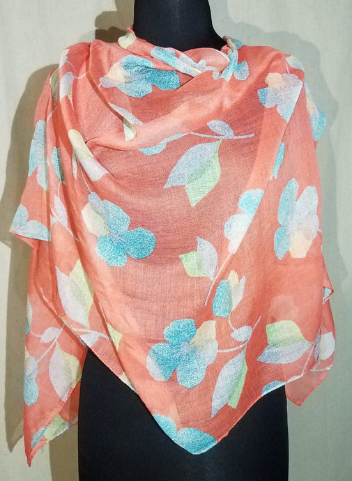 Flower Print Scarf