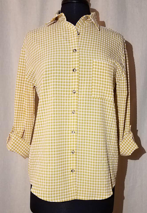 Gingham Button Down Shirt