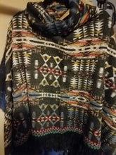 Load image into Gallery viewer, Fringe Tribal Pullover with Fleece Lining