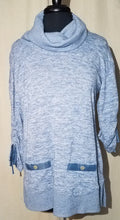 Load image into Gallery viewer, Ali Miles Heather Knit Top with Cowl Neck