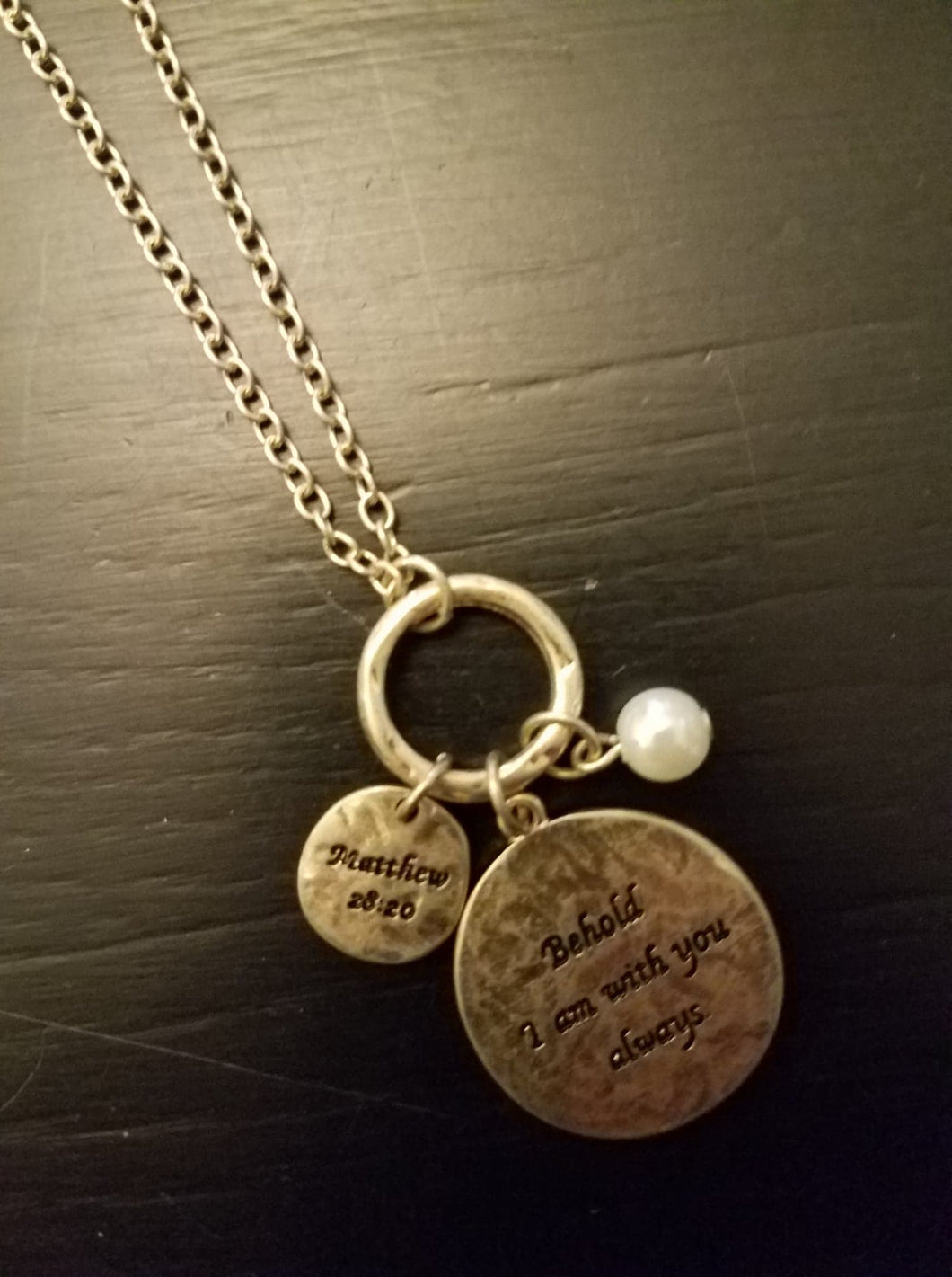 Matthew 28:20 Necklace Charms