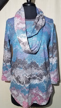 Load image into Gallery viewer, Ali Miles Multicolor Mountain Top with Infinity Scarf