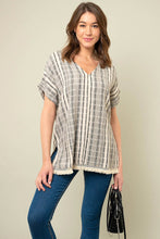 Load image into Gallery viewer, Multi Stripe Cotton Tunic