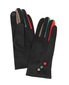 Multicolor Buttons Smart Glove
