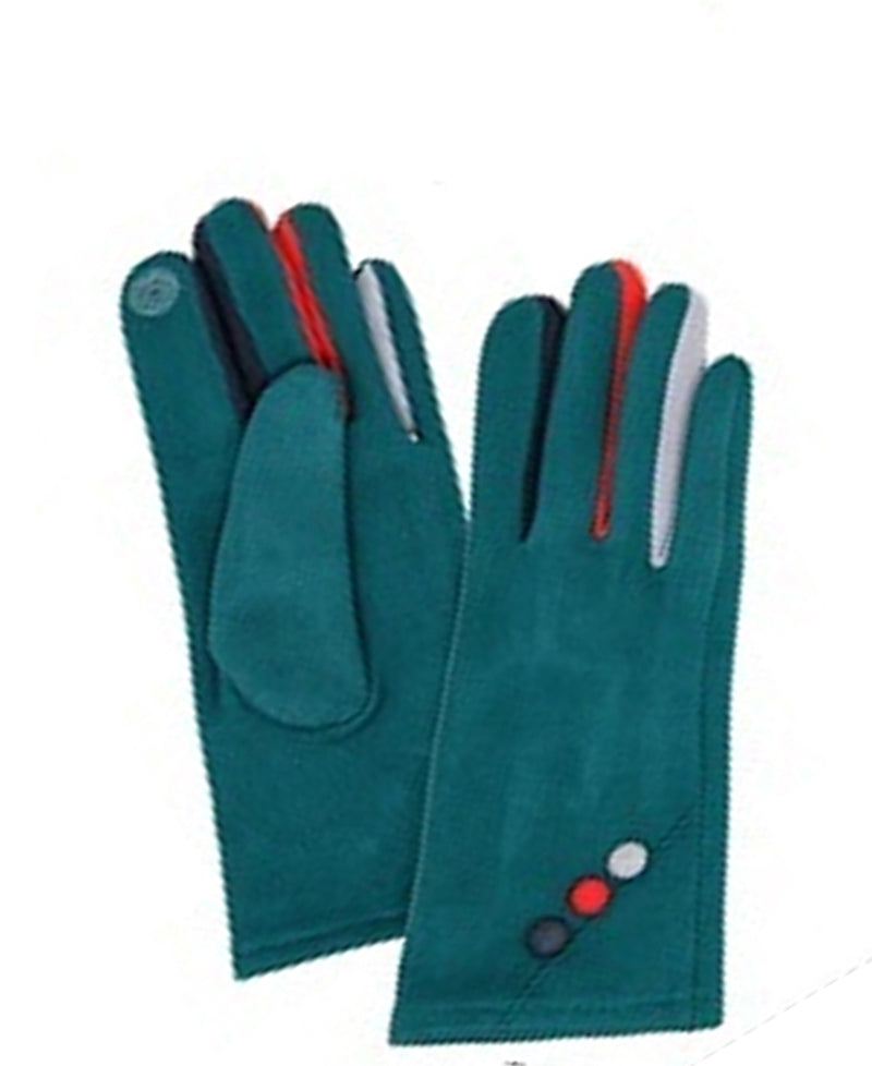 Multicolor Buttons Smart Glove