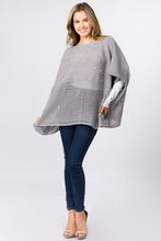 Load image into Gallery viewer, Pearl Embellished Poncho