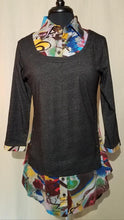 Load image into Gallery viewer, Parsley &amp; Sage Piper Layered Tunic 3/4 Sleeve