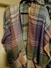 Load image into Gallery viewer, Plaid Kimono with Pockets